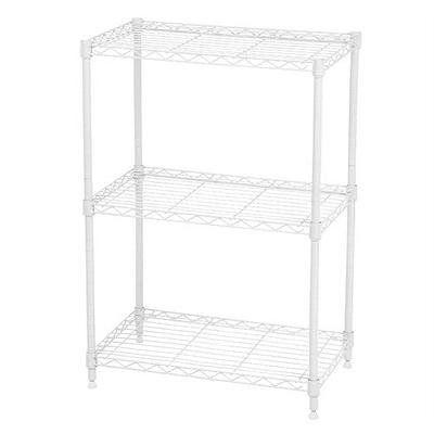 IRIS 3 Tier Curved Edge Storage Shelf White - Office Depot