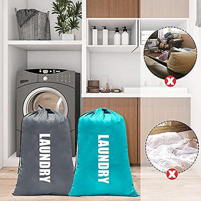  Cotton Laundry Bag Drawstring - 2 Pack, Extra Large Canvas Bags  24'' X 36'' inch - Machine Washable Cotton Fabric - Storage Sack for Dirty  Clothes, Basket Liner, Hamper Bag, Liner