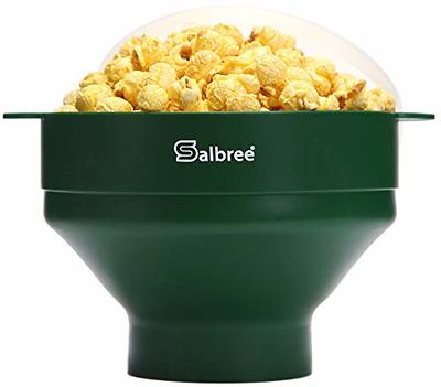 West Bend 82707B Stir Crazy Electric Hot Oil Popcorn Popper Machine With  Bowl