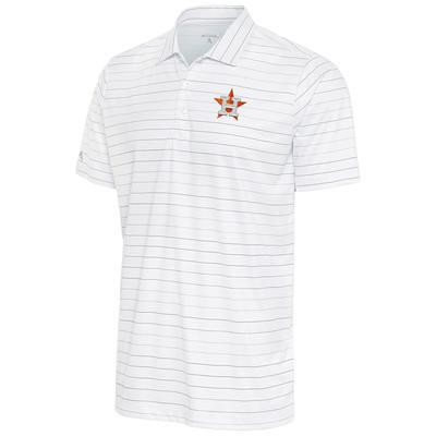 Men's Antigua White/Gray Houston Astros Ryder Polo - Yahoo Shopping