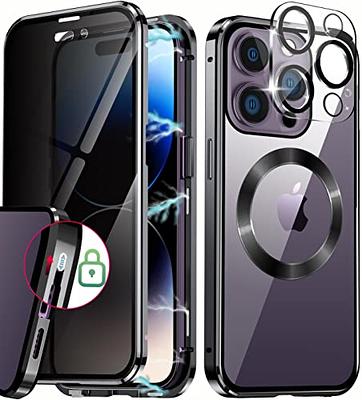 Case for iPhone 13 Pro Max 6.7 inch, Anti Peep Privacy Magnetic