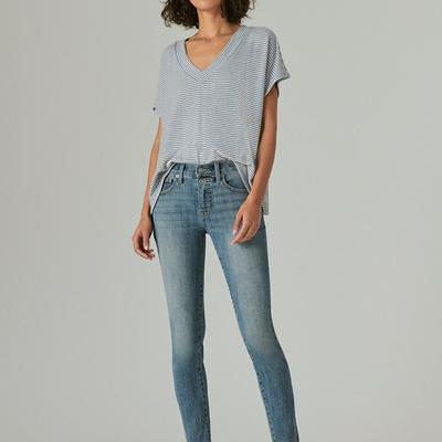 HIGH RISE BRIDGETTE SKINNY W/ EXPOSED BUTTON FLY