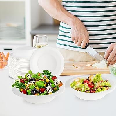 Compostable Bowls Wholesale, Compostable Salad/Soup Bowls With Lids