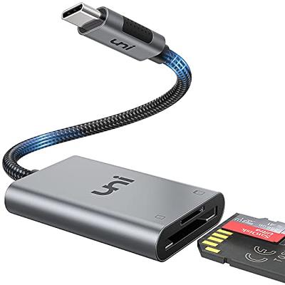 Plugable USB C SD Card Reader USB C Card Reader for SD Micro SD