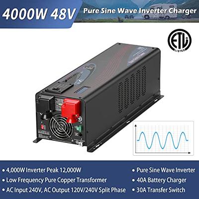 12000W 48V Split Phase Pure Sine Wave Inverter Charger