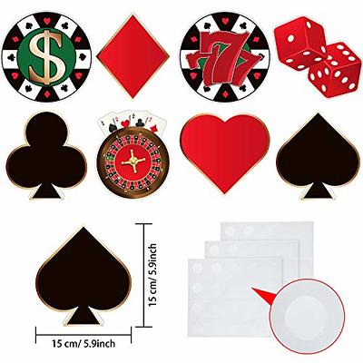 40 Pcs Casino Party Decorations Cut-Outs Versatile Las Vegas Casino Themed  Poker Birthday Party Decoration Glue Point Dots for Bulletin Board  Classroom School Casino Party Supplies, 5.9 x 5.9 Inch - Yahoo Shopping