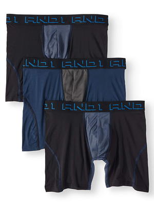 AND1 Men's Proplatinum Performance Boxer Briefs With Contour Pouch