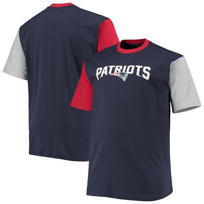 New England Patriots New Era Big & Tall Throwback Colorblock