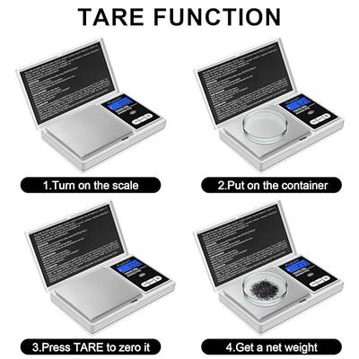 Fuzion Digital Gram Scale, 200g/0.01g Mini Jewelry Scale, Pocket Scale,  Herb Scale Gram and Ounce, Portable Travel Food Scale .01 Gram Accuracy  with LCD Display, Stainless Steel, Tare - Yahoo Shopping