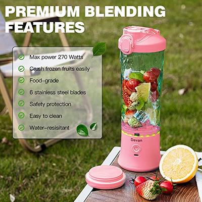 ZonGym Electric Protein Shaker Bottle, 24 oz USB Rechargeable Blender Bottles, Shaker Bottles for Protein Mixes with BPA Free, Juicer