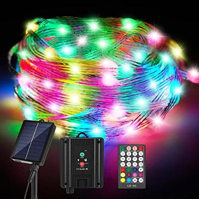 Color String Lights + Camping Lantern Flashlight: 33FT Camping