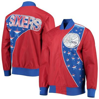 NBA Atlanta Hawks Hardwood Classic Mitchell & Ness Mens Red AUTHENTIC WARM  UP Jacket