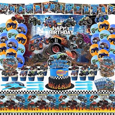 Shop CREATCABIN 48 Sheets 8 Styles Monster Truck Make Your Own Stickers  Cartoon Make A Face Car Sticker Self Adhesive Decals for Monster  Truck-Themed Birthday Party Decorations Favors Supplies for Jewelry Making 