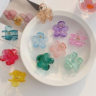 Acetate Hair Claw Clip With Big Rhinestones Decor Hair Claw - Temu