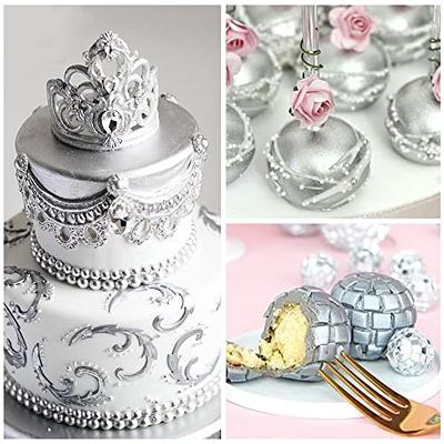 Edible Sparkle Cake Decoration Luster Dust Golden and Silver Combo