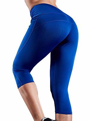 NELEUS Womens High Rise Yoga Leggings Seamless Ankle Workout Compression  Pants,Black+Gray+Light Green,US Size L