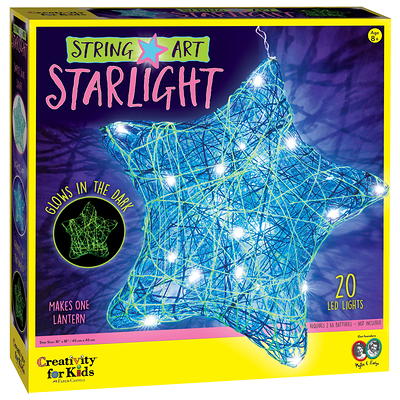  3D String Art Kit for Kids - Makes a Light-Up Star