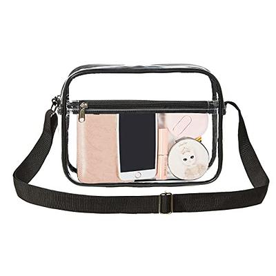 gdbis Clear Crossbody Bag, Stadium Approved Clear Purse Bag for Concerts  Sports Events