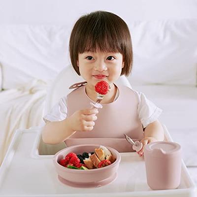 10Pcs Kids Fork and Spoon Set 410 Stainless Steel Kids Silverware