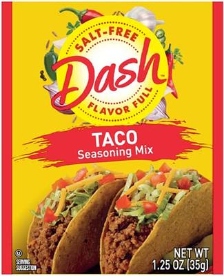 Dash Salt-Free Taco Seasoning Blend, 2.5 Ounce