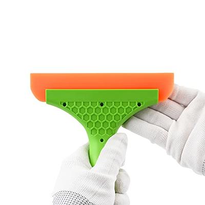 RICHMIRTH Silicone Rubber Blade & Hook Shower Window Squeegee 11 in Width  Silicone Car Squeegee Bathroom Squeegee for Shower Squeegee for Shower