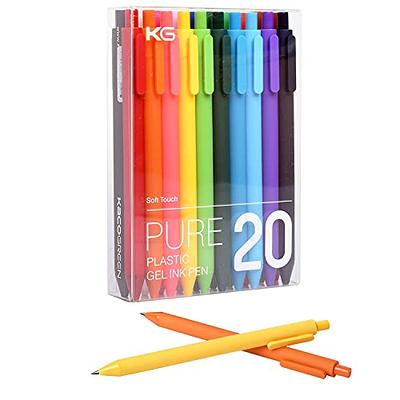 Pen+Gear Retractable Gel Pens, Assorted Colors, 0.7mm, 12 Count 