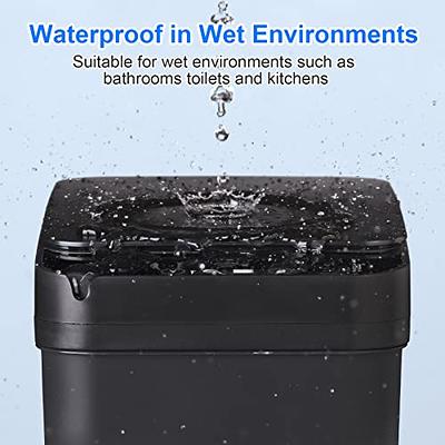 12L Smart Bathroom Trash Can Waterproof Automatic Motion Sensor