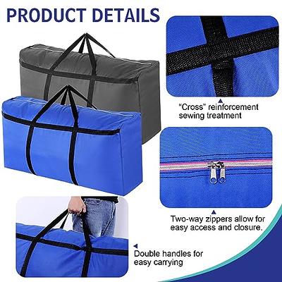Clothing Storage Bags with Handle Zipper,Travel Moving Bags for