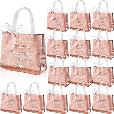 Suffix Retail ® - (Pack of 50) Polka Dots Paper Bags for Return Gifts with  Gift Tags