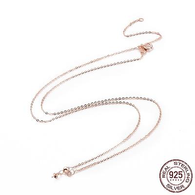 PandaHall 925 Sterling Silver Cable Chains Necklace Making, with