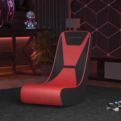 GTRACING GTWD-200 Gaming Chair with Footrest, Height Adjustable Office  Swivel Recliner, Red 