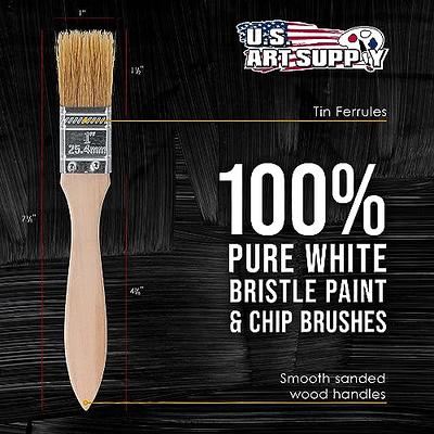Nuogo 120 Pieces Chip Paint Brushes Bulk 2 Inch Bristle Paint