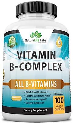 Nature's Bounty Absorbable B-Complex with Folic Acid plus Vitamin C, 100  Softgels 