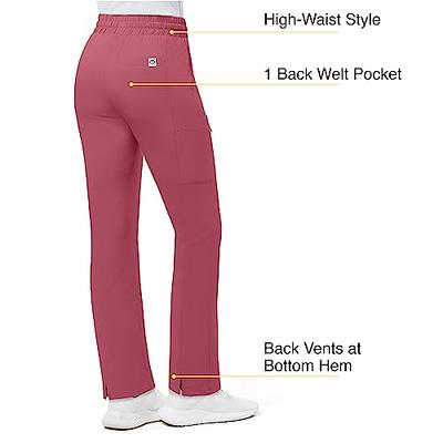 WonderWink Women's erWink Renew High-Waist Slim Leg Pant, Rosebud, 1X T -  Yahoo Shopping