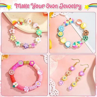 Colourful Clay Bead Charms Refill with Smiley Face Beads/Fruit Flower  Letter Cute Beads