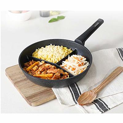 AUDANNE Nonstick Frying Pan Stainless Steel, 12 inch Non Stick Large  Skillet with Handle - Oven Safe Non-stick Teflon Coating Induction Cooking  Fry