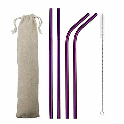 14 Inch Stainless Steel Straws, 4pcs Ultra Long Reusable 0.32 (8mm) Big  Wide Metal Straws for Stanley 40oz/64oz Tumblers or Super Tall Cups with  Silicone Tips and Cleaning Brush - Yahoo Shopping