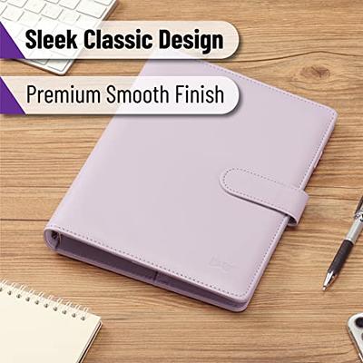 A5 Classic Refillable Notebook Loose Pocket Leather 6 Holes Ring Binder 11  color