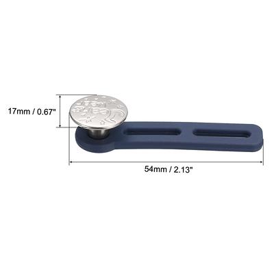 Button Extenders, 6pcs Alloy & Silicone Button Extenders for  Jean(Silver,2.13) - Silver - Yahoo Shopping