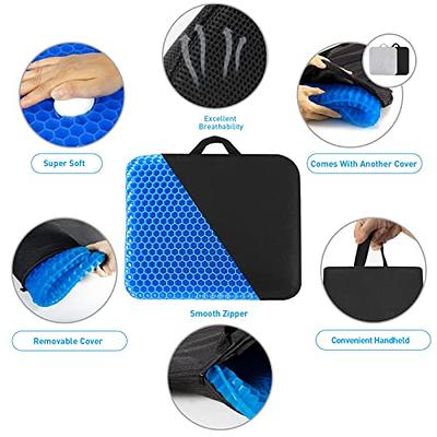 XSIUYU Extra-Large Gel Seat Cushion, Breathable Honeycomb Design Chair  Cushions, Tailbone Pain Relief Egg Seat Cushion Butt Pillow, Chair Cushion  for Office Chair Car Wheelchair Home Desk Chair - Yahoo Shopping