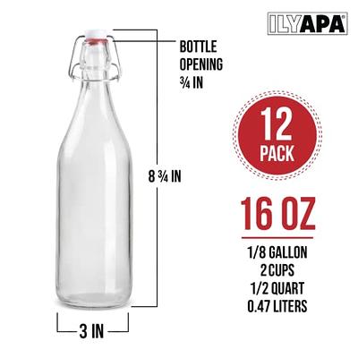 16 Oz. Flip Top Beer Bottles