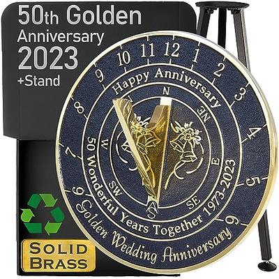 50th Wedding Anniversary Gift for Couple, 50th Anniversary Wedding Gifts  for Parents, 50 Year Golden Wedding Gifts for Grandparents