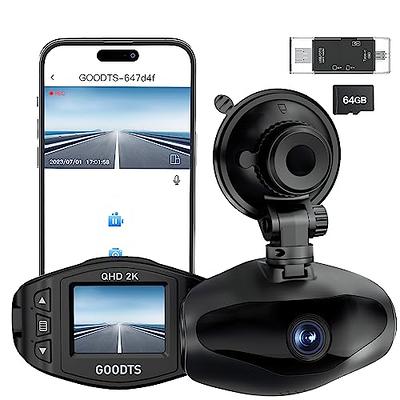  Dash Cam 4K WiFi Front Dash Camera for Cars, E-YEEGER Car  Camera 2160P Wireless Mini Dashcams with App, Driving Recorder with 24H  Parking Mode, Night Vision, G-Sensor, Free 32G Card, Support