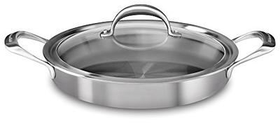 KitchenAid 5-Ply Clad Stainless Steel 6-Quart Stockpot with Lid