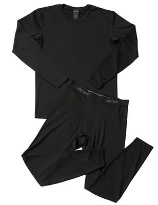 LAPASA Men's Thermal Underwear Set Soft Fleece Lined Long Johns Lightweight  Base Layer Top & Bottom Winter Thermoflux 100 Mildly Warm M11 X-Large Black  - Yahoo Shopping