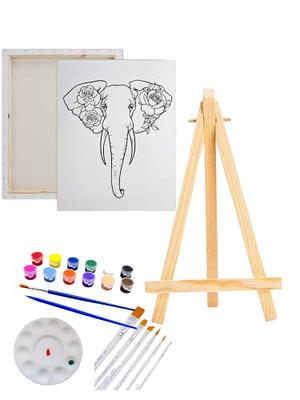  VOCHIC Couples Paint Party Kits Pre Drawn Canvas for