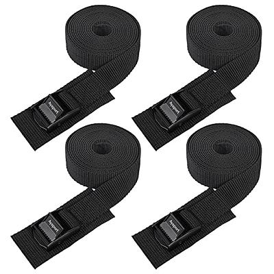 Ayaport Lashing Straps with Buckles Adjustable Cam Buckle Tie Down Cinch  Strap for Packing Black 4 Pack (1 x 16') - Yahoo Shopping