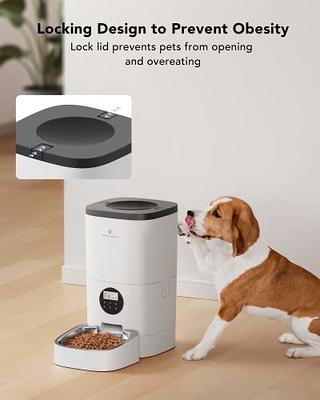 Kenond Automatic Dog Feeders for Large Dogs,3 Gallon Gravity Dog Feeder  Large Breed,Automatic Cat Feeder Food Dispenser,Large Dog Food Dispenser  Pet