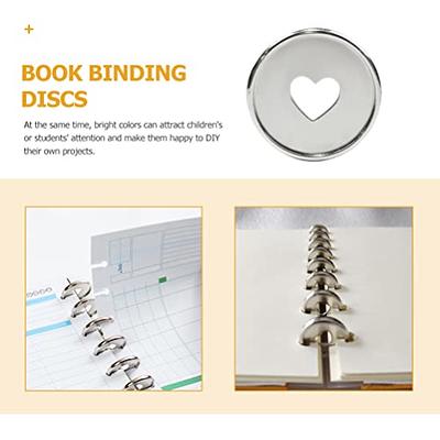 NUOBESTY 40pcs Heart Binder Book Binder Rings Round Plastic Binder Rings  Planner Discbound Notebook Open Buckles Notebook Disc Heart Discbound Metal  Book Rings Artwork Office Loose Leaf Pp - Yahoo Shopping