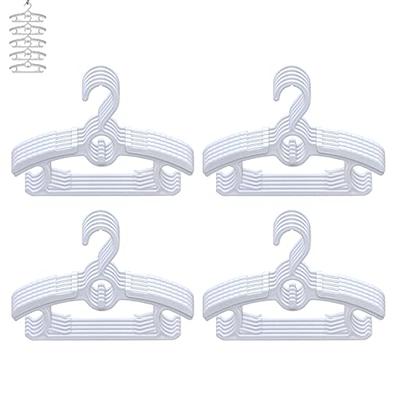 GoodtoU Baby Hangers 100Pack Kids Hangers Plastic Baby Hangers for Closet  Children Hangers Infant Hangers Toddler Hangers Small Hangers